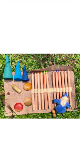 Stockmar Coloring Pencils - Set of 12 Colors + 1 graphite pencil