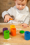 GRAPAT Coloured cups with lid