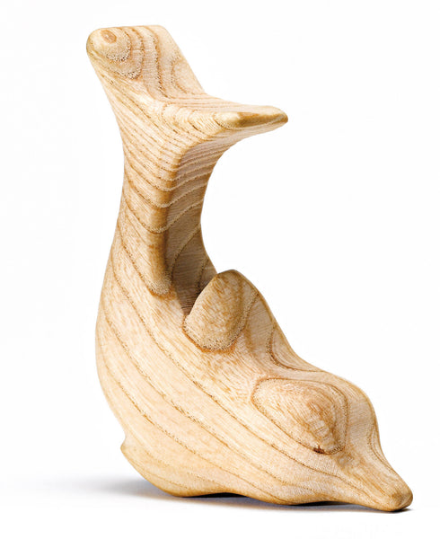 Natural Wood Dolphin