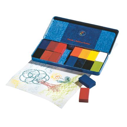 Stockmar Wax Blocks - 16 Colors in Tin Case