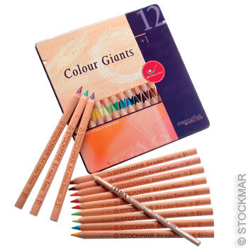 Color Giants Coloring Pencils - Set of 12, Waldorf Assortment @ 大樹孩子生活館             Tree Children's Lodge, Hong Kong - 1