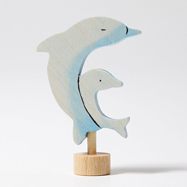 Decorative Figure Two Dolphins