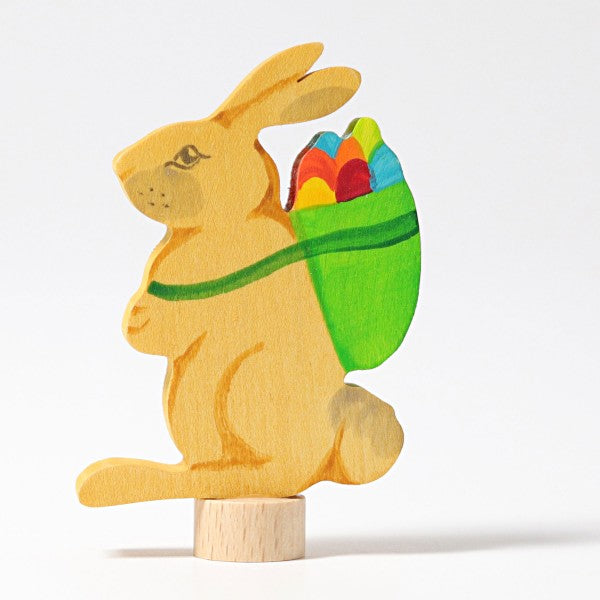 Decorative Figure Rabbit with Basket