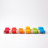 Colored Wooden Cars