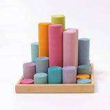 Large Building Rollers Pastel