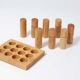 Stacking Game Small Natural Rollers