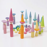 Stacking Game Small Pastel Rollers