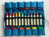 Stockmar Wax Crayons - 12 blocks + 12 crayons (Waldorf assortment)