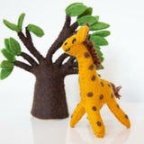 Baby Giraffe Felted Wool Toy